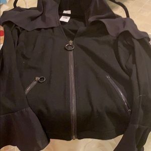 NWT Open shoulder blouse with long sleeves
